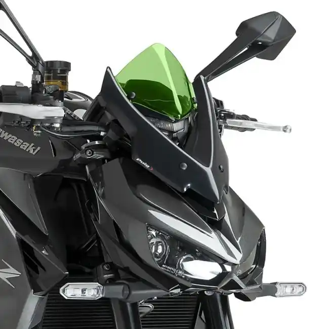 Cupolino Puig Sport per Kawasaki Z1100 dal 2026 verde- Reso Gratuito