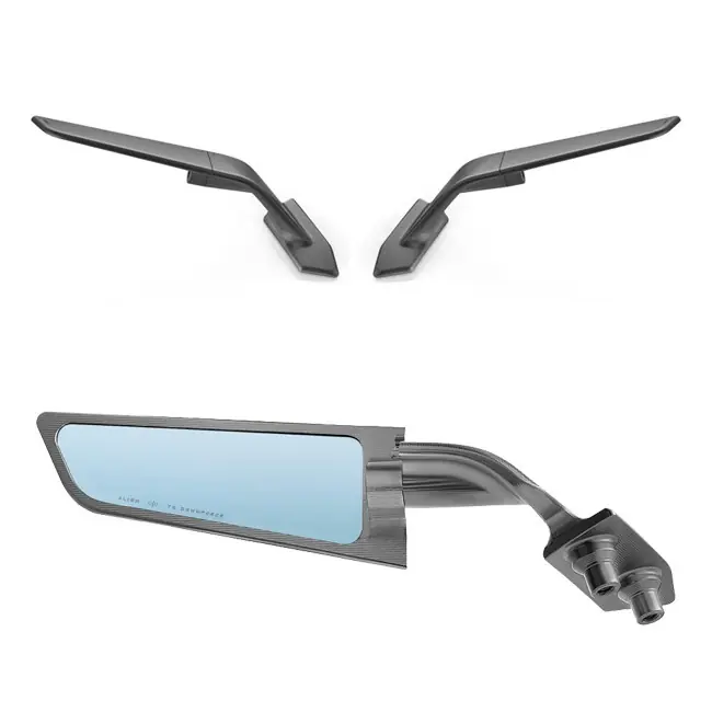 Spedizione Espresso Specchietti Rizoma aerodinamici Stealth grey per BMW S1000 RR-
