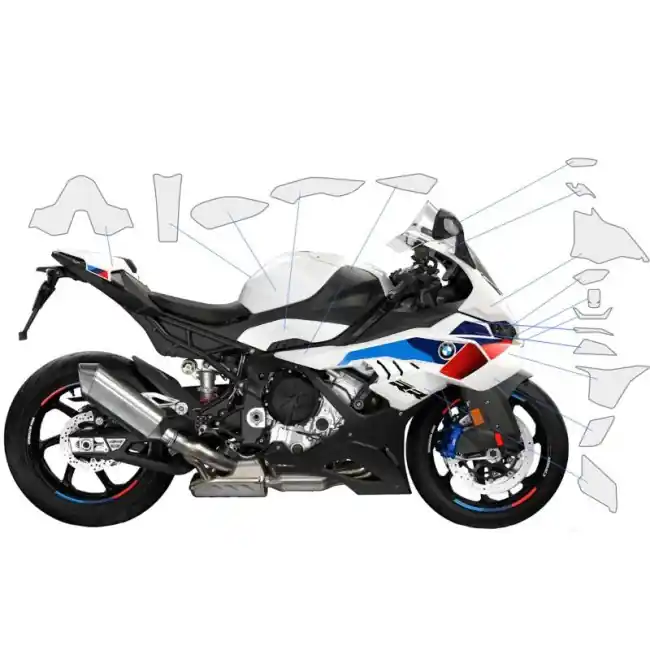 Set completo pellicole protettive Wunderlich per BMW S1000RR dal 2025- Ultimissimo Modello
