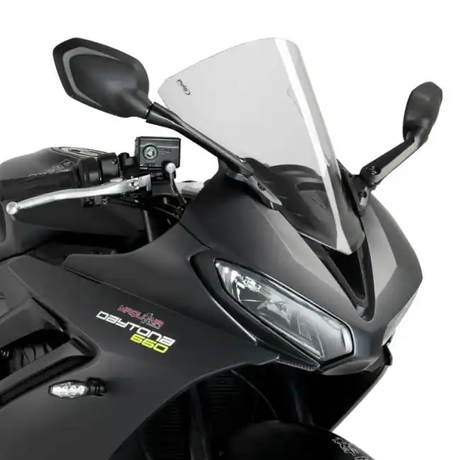 Offerta Cupolino Puig R-racer per Triumph Daytona 660 dal 2024 trasparente-
