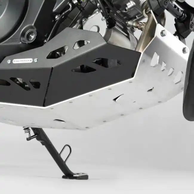 Paracoppa in alluminio argento e nero SW-Motech per Suzuki V-Strom 1000 14-19- Professionale