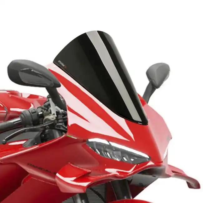 Cupolino Puig R-racer per Ducati Panigale V4 dal 2025 nero lucido- Prezzo Scontato
