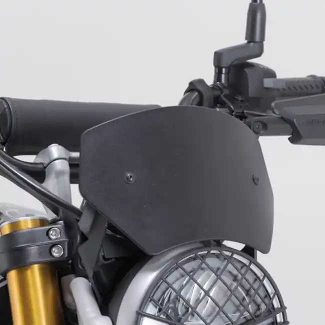 Promozione Cupolino SW-Motech in alluminio nero per Triumph Scrambler 400X-