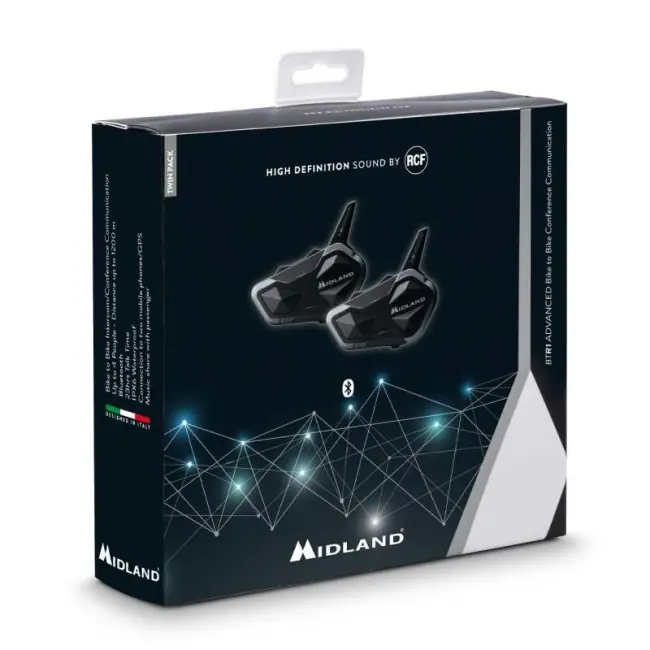 Miglior Prezzo Coppia di interfoni Bluetooth Midland BTR1 Advanced-