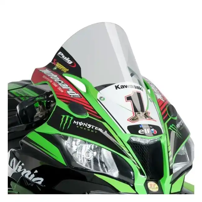 Economico Cupolino Puig R-Racer per Kawasaki ZX-10R Ninja 16-20 trasparente-
