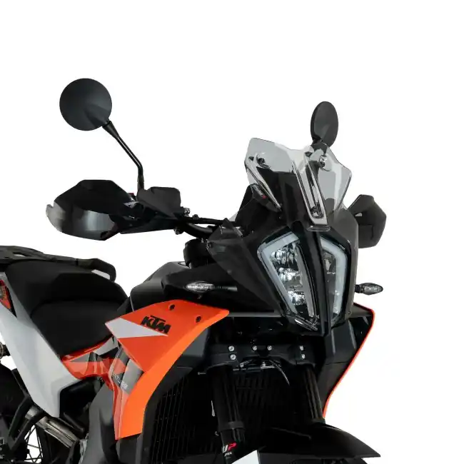 Reso Gratuito Cupolino Puig Racing per 790/890 Adventure dal 2023 fume chiaro-