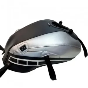 Compra Online Copriserbatoio Bagster per Yamaha XSR 700 in similpelle nero e argento-