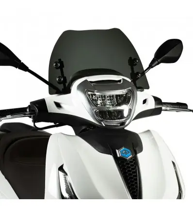 Prezzo Ridotto Cupolino Malossi Sport Screen fume scuro per Piaggio Beverly 300 e 400 HPE-