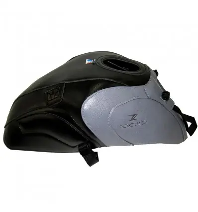 Soddisfatti O Rimborsati Copriserbatoio Bagster per Kawasaki Z900 17-24 in similpelle nero e acciaio-