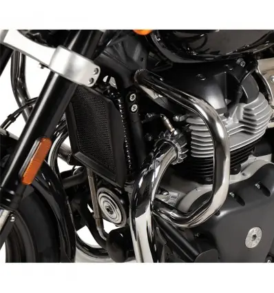Paramotore Hepco & Becker cromato per Royal Enfield Super Meteor 650- Nuova Collezione