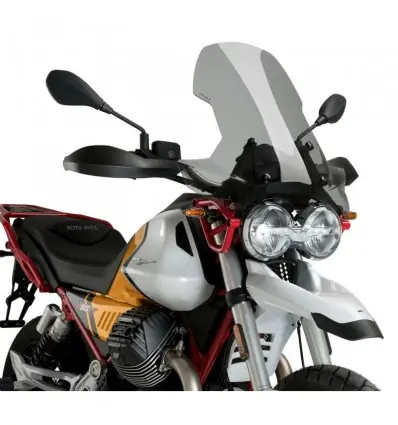 Economico Cupolino Puig Touring per Moto Guzzi V85TT dal 2019 fume chiaro-