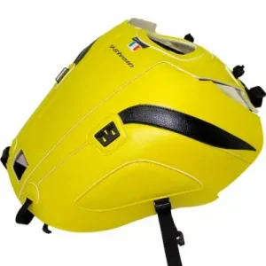 Copriserbatoio Bagster per Suzuki DL650 V-Strom dal 2017 in similpelle giallo e nero- Esclusivo