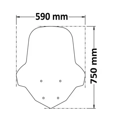 Parabrezza Isotta per Yamaha N-Max125 dal 2021- Super Prezzo