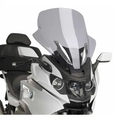 Cupolino Puig Touring per BMW R1250 RT fino al 2020 e K1600 GT fume chiaro- Offerta Limitata
