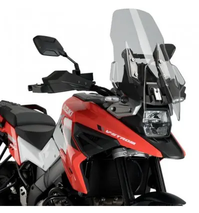 Ultimissimo Modello Cupolino Puig Touring fume chiaro per Suzuki V-strom 1050 dal 2020-