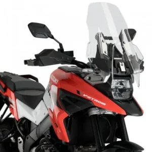 Cupolino Puig Touring trasparente per Suzuki V-strom 1050 dal 2020- Reso Gratuito
