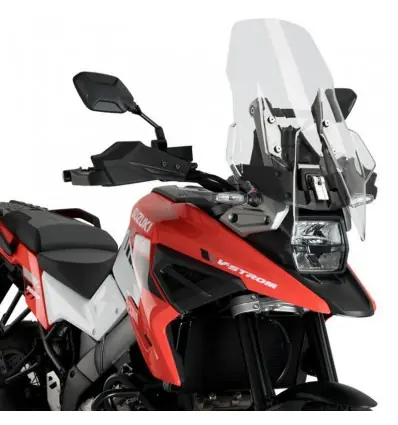 Cupolino Puig Touring trasparente per Suzuki V-strom 1050 dal 2020- Reso Gratuito