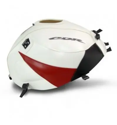 Super Prezzo Copriserbatoio Bagster per CBR 1000RR 04-07 in similpelle bianco e rosso-