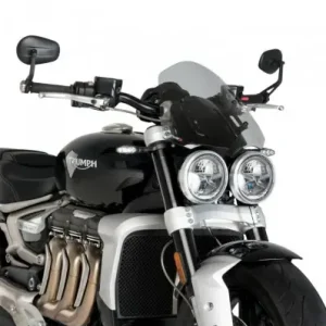 Cupolino Puig Naked N.G. per Triumph Rocket 3 dal 2020 fumè chiaro- Offerta Limitata