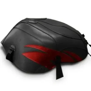 Professionale Copriserbatoio Bagster per Aprilia RSV 1000 e Tuono 1000 in similpelle nero, rosso e antracite-
