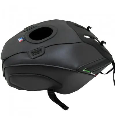 Quantità Limitata Copriserbatoio Bagster per Aprilia Tuono V4 n similpelle nero e nero opaco-