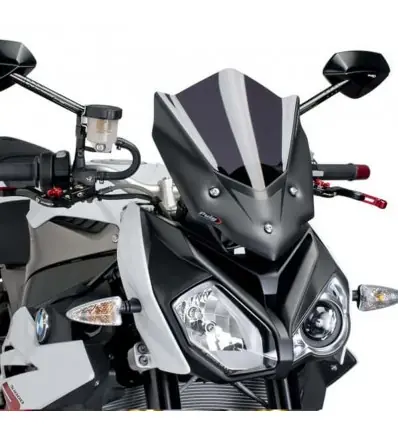 Economico Cupolino Puig Naked per BMW S1000 R dal 2014 fumè scuro-