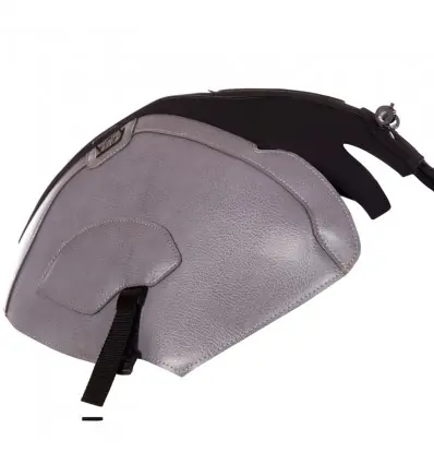 Copriserbatoio Bagster per Suzuki DL1000 V-Strom in similpelle nero opaco e acciaio- Offerta Lampo