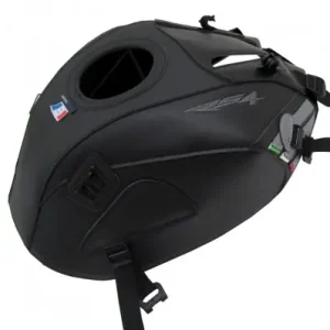 Quantità Limitata Copriserbatoio Bagster per Aprilia RS4 125 dal 2013 in similpelle nero opaco e acciaio-