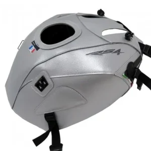 Ultima Occasione Copriserbatoio Bagster per Aprilia RS4 125 dal 2013 in similpelle argento e nero opaco-