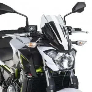Ultime Pezzi Cupolino Puig Naked Sport per Kawasaki Z650 dal 2017, trasparente-