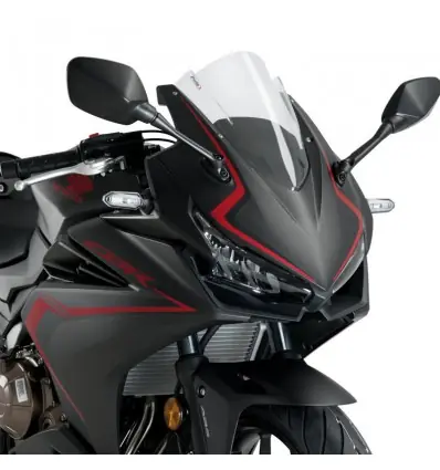 Vendita Finale Cupolino Puig Racing per Honda CBR 500R dal 2019, Trasparente-