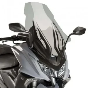 Cupolino fumé chiaro Puig V-Tech Touring per Kymko AK550 fino al 2022- Reso Gratuito