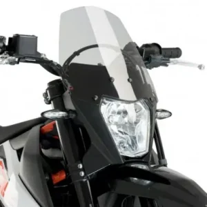Cupolino Puig Naked per KTM 690 SMC R fume chiaro 19-24- Super Prezzo