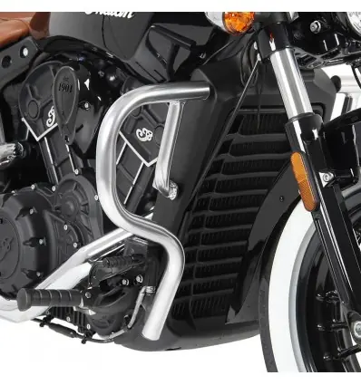 Spedizione Espresso Paramotore Hepco & Becker cromato per Indian Scout/Sixty dal 2015-