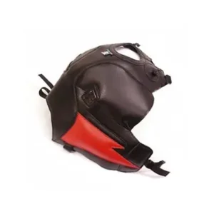 Professionale Copriserbatoio Bagster per Kawasaki KLE 500 in similpelle nero e rosso-