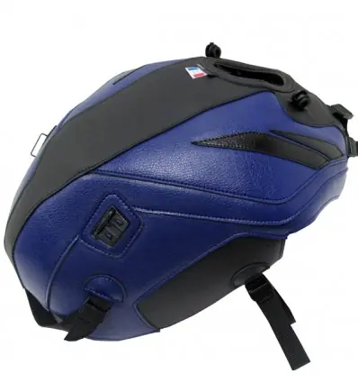 Professionale Copriserbatoio Bagster per Yamaha MT-07 dal 2018 in similpelle blu e nero-