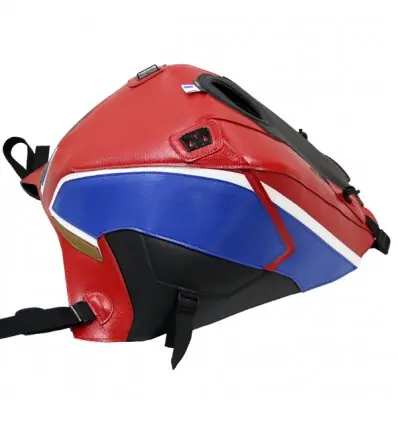 Promozione Copriserbatoio Bagster per Honda CBR 1000 RR dal 2017 in similpelle blu, bianco e rosso-