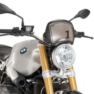 Cupolino Puig con tabella portanumero per BMW R-Nine T nero- Ultime Pezzi