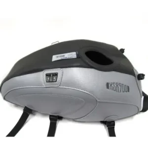 Copriserbatoio Bagster per Yamaha XSR 900 16-21 in similpelle grigio cielo e argento- Spedito Oggi