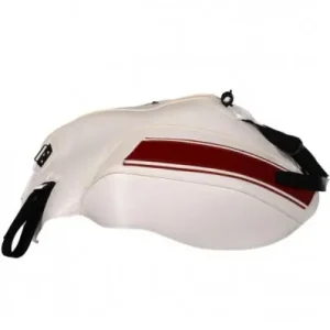 Saldi Copriserbatoio Bagster per Moto Guzzi V7, V7 II e V7 III bianco con banda rossa-
