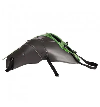 Nuovo Arrivo Copriserbatoio Bagster per Kawasaki Z1000 dal 2014 in similpelle grigio e verde-