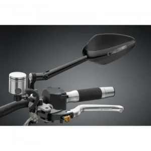 Quantità Limitata Specchietto universale biposizione Rizoma Veloce L Naked nero con indicatore led-