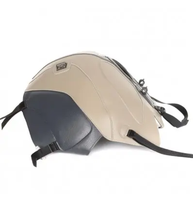 Copriserbatoio Bagster per BMW R1200RT dal 2014 in similpelle sabbia e antracite- Esclusivo
