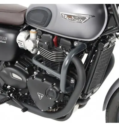 Sconto Paramotore nero Hepco & Becker per Triumph Bonneville T120 Black dal 2016-
