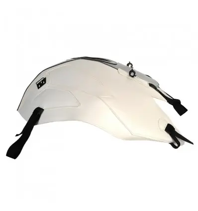 Affare Copriserbatoio Bagster per BMW R1200RS dal 2015 in similpelle grigio tuono e bianco-