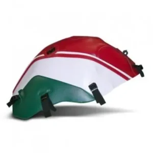 Copriserbatoio Bagster per Ducati Monster 600, 620,695,750,1000 e S4, S2R, S4R/S 00-08 in similpelle bianco rosso e verde- Compra Online