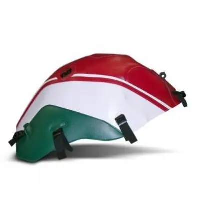 Copriserbatoio Bagster per Ducati Monster 600, 620,695,750,1000 e S4, S2R, S4R/S 00-08 in similpelle bianco rosso e verde- Compra Online