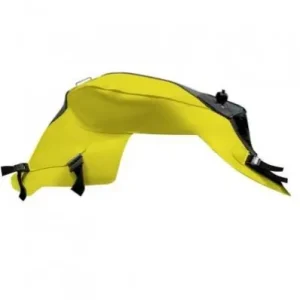 Copriserbatoio Bagster per BMW F800R 09-11 in similpelle nero opaco e giallo- Offerta Del Giorno