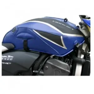Prezzo Di Fabbrica Copriserbatoio Bagster per Honda CB 600 Hornet 07-09 in similpelle baltico nero e grigio-