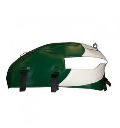Popolare Copriserbatoio Bagster per Triumph Bonneville T100/SE, Scrambler e Thruxton dal 2008 verde e crema-